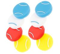SOIMISS 1 Set Ammortizzatori per Racchette Tennis Silicone Design Forma E Migliora Comfort Accessori per Amanti del Tennis Colori Rosso Blu Giallo 8