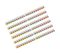 SOIMISS 1 Set Bordo Decorativo Porta Decorazione della Bacheca Carta Scheda Bianca Magnetica Lavagna Bianca Black Board Spillo Culla Decorazioni per Bacheche Confine PVC 12 Pezzi