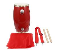 SOIMISS 1 Set Di Giocattoli Per Tamburo A Vita Tamburo A Vita Con Cinghia Tamburo A Vita In Pelle Di Mucca Strumento A Tamburo A Vita Tamburo A Vita Per Adulti E
