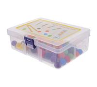 SOIMISS 1 Set Giocattoli Educativi per Giocattoli per Sviluppo delle Abilità Motorie e Cognizione del Colore Provette Colorate con Perline per e Interazione Genitore