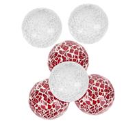 SOIMISS 1 Set Mestieri della Sfera della Sfera Decorazione Casa Palline Decorative Sfere Palline Centrotavola per Ciotole Decorazione della Sfera del Mosaico del Desktop Bicchiere 6 Pezzi