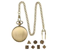 SOIMISS 1 Set orologio da tasca alla moda retrò juegos de mesa accessori gaming accessori play scatola dell'orologio dadi da gioco da tavolo dadi da gioco poliedrici mini dadi
