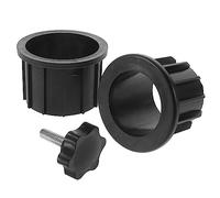 SOIMISS 1 Set Vite del Foro Ombrello Stand Ombrello del Patio in Piedi coperture Copertina Base ombrellone Tavolo Tappo del Buco Ombrello Parti di Ricambio per ombrelloni plastica Nero