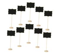SOIMISS 10 Mini Lavagne Decorativa per Cucina Segnaposto in Piccole Lavagne Cancellabili per Feste e Matrimoni Adatte per Buffet e Decorazioni Set 10 Pezzi
