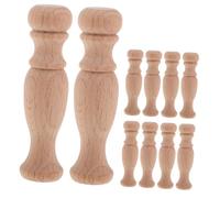 SOIMISS 10 Pezzi Legni Intagliati Colonna Romana Per Mobili Baluster in Legno Sostituzione Perni Per Arredamento Scultura Fatta a Mano Non Verniciata Decorazione Per Ambienti e Ringhiere