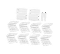 SOIMISS 10 Set Adattatore Batteria Aa Confezione Compatibile con Dispositivi Design Compatto e Resistente Custodia per Trasporto Elettronico Facile Usare e Portare Viaggio