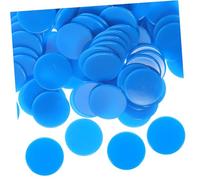 SOIMISS 100 Pezzi Chip Colorati per Bingo Chips per Giochi da Tavolo e Poker Accessori per Giochi Dischi