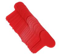 SOIMISS 100 pezzi Etichette per Piante da Giardino in Plastica Spessa da Targhette Rosse per Piante Grasse Marcatori Resistenti e per Vasi e Piccoli