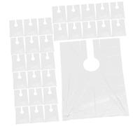 SOIMISS 100 pezzi Mantellina per Taglio Grembiule Usa e Getta per Parrucchieri e per Acconciature e Colori Casa e Salone