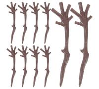 SOIMISS 100 Pezzi Rami Artificiali di Plastica per Decorazioni Natalizie Mani e Corna di Pupazzo di Neve Fai da Te Accessori per Artigianato Festivo Riutilizzabili e Resistenti per