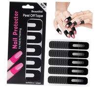 SOIMISS 100fogli Nail Polish Protector Stickers Unghie Adesivi Antiscivolo Per Applicazione Gel Protezione Per Mani e Unghie Per e Domestico