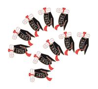 SOIMISS 10pezzi Spilla per Cappello da Laurea in Smalto Bottone per Bavero di Laurea Distintivo Commemorativo per Stagione della Accessorio per Eventi Scolastici
