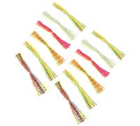 SOIMISS 12 Gonne in Silicone Multicolore per Spinnerbait Kit Accessori da Pesca per Esche Morbide Adatte a Acqua Dolci e Salate Forniture per Attrezzature Pesca Legatura Baffi Sicura