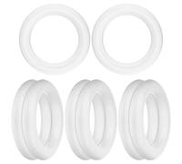 SOIMISS 12 Pezzi Anello Circolare per Ghirlande Fai, Bianco