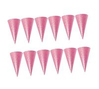 SOIMISS 12 Pezzi Cappello Di Compleanno Assortito Cappelli Di Compleanno Per Cappelli Da Festa a Cono Fatto Glitter Cappello Da Festa a Cono Cappelli Di Buon Compleanno Adulti Rosa