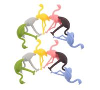SOIMISS 12 Pezzi Segnaposto per Bicchieri in Silicone Morbido Decorativi Fenicottero per e Cocktail Marcatori Riutilizzabili per Calici da Martini e Tazze Feste Estive e Matrimoni in