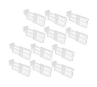 SOIMISS 12Pezzi Divisori Telescopici per Frigorifero da Organizzatori Regolabili per Laterale per Bottiglie e Contenitori Resistente e Facile da Installare