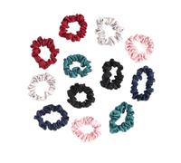 SOIMISS 12pezzi Fasce Per Capelli in Raso Elasticizzate Accessori Da Donna Per Coda Di Cavallo e Trecce Beni Elastici e Recuperati Facile Da Usare e Trasportare