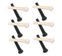 SOIMISS 12pezzi Piroli per Chitarra Acustica Set da Perni per Corde di Chitarra Accessori per Folk Design Intuitivo Materiale in Plastica Robusta