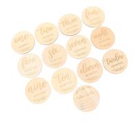 SOIMISS 13pezzi Tredici Biglietti Mensili in Per Ragazzo Dischi Per Foto Ricordo Cartelli Per Annuncio Della Nascita Biglietti Per Tappe Mensili