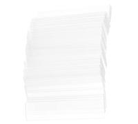 SOIMISS 150Pezzi Strisce Esposizione per Nail Art Trasparenti e Lisce per Manicure e Domestico Organizzatore per Opere Arte per Unghie