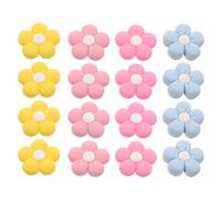 SOIMISS 16 Pezzi Protezione Punta per Ferri da Maglia a Fiore in Silicone | Set da Pezzi, Colori Assortiti, per Ferri Circolari e Diritti, Casa e Caffè