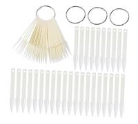 SOIMISS 160 pezzi Espositore Unghie Ventaglio Eco Friendly Punte per Nail Art Mandorla Tavoletta per Smalti e Decorazioni e Durevole per e Personale