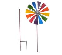 SOIMISS 1pezzi Mulino Vento da Giardino in Ferro Decorativo Girandola Artistica per Esterni e Composizioni Floreali