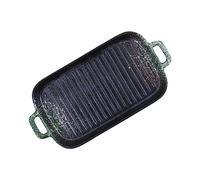 SOIMISS 1pezzi Piatto in Ceramica Verde Teglia da Forno per Dolci e Snack al Formaggio Resistente e Duraturo Materiale Alimentare Sicuro Design Curato e Angoli Arrotondati