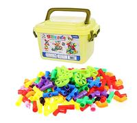 SOIMISS 1Set Educativi per Tubi e Adesivi Random Sviluppa Capacità Cognitive e Pratiche