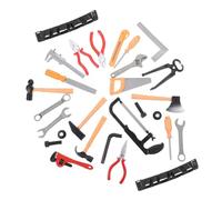 SOIMISS 2 Impostati Strumento di riparazione Giocattoli valigia utensili valigetta portautensili attrezzo kit giocattoli da costruzione strumenti di costruzione giocattoli plastica