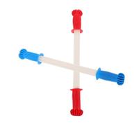 SOIMISS 2 Manopole in Plastica per Cavallo Dondolo con Impugnatura Morbida Ergonomica Maniglie per Giocattoli da Parti per Progetti da Te Colori Rosso e Blu