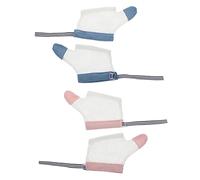 SOIMISS 2 Paia smettila di succhiare i guanti smettila di morderti le dita guanti per pollice grandi kit per unghie correttore per succhiare le dita arresto della suzione delle dita