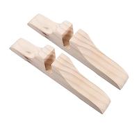 SOIMISS 2 Pezzi Base dello Schermo Stand Curvo Partizioni Supporto Partizione dello Schermo Pannello Divisore Indipendente Divisore Piedi Piccolo Supporti Regolabile Montante di Legno