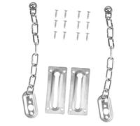 SOIMISS 2 pezzi Catena Sicurezza per Porta in Acciaio Inossidabile con Chiusura Antifurto per Porte Blindate Protezione e Privacy Resistente e Antiruggine