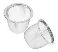 SOIMISS 2 pezzi Filtro per Tè in Acciaio Inossidabile Colino Rete Fine per Teiera Infusore per Tisane Sfuse Resistente e Adatto per Casa Ristoranti Tè