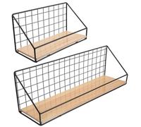 SOIMISS 2 pezzi Galleggianti da Muro da per Cucina e Design Semplice e Stabile per Bottiglie Condimenti e Decorazioni Moderne