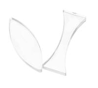 SOIMISS 2 pezzi Lenti Ottiche in Acrilico Trasparente per Esperimenti Fisici Lente Concava e Convessa Attrezzatura Didattica Leggera e Portatile per Scienze e Fisica