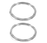 SOIMISS 2 Pezzi Linea di Taglio Dell'argilla in Ceramica Filo per Argilla Modellazione del Filo per Le Sculture Filo di Ceramica di Filo di Lavorazione Argento Acciaio Inossidabile