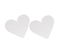 SOIMISS 2 Pezzi Modelli di Torte da Forno Manichino per Torta a Cuore Base per Torta in Polistirolo Cuori di Polistirolo Polistirene Espanso a Forma di Cuore Torte Finte con Schiuma Bianca