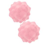 SOIMISS 2 Pezzi Palla Di Arachidi Palla Da Parto Palline Da Allenamento Per L'esercizio Massaggio Palla Per Il Retro Massaggiare Le Braccia Strumento Per Il Massaggio Della Fascia Tpr Rosa