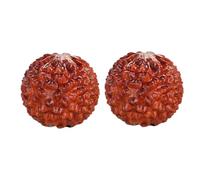 SOIMISS 2 pezzi Palle in Legno di Litchi Ornamentali e Artigianali per Esercizi di Fisioterapia e Miglioramento della Destrezza Manuale per Ridurre Rigidità e Stimolare la Circolazione in