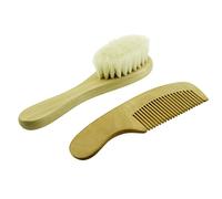 SOIMISS 2 pezzi Pettine e Spazzola Legno per Massaggio Del Capelluto Accessori per Bagnetto e Detangling Adatto per Adulti