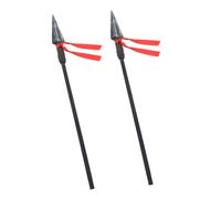 SOIMISS 2 Pezzi Prompegini Prompettrice Oggetti Di Scena Per Cosplay Di Feste Oggetti Di Scena Per Adulti Costumi Romani Oggetti Di Scena Per Spettacoli Teatrali Picca Prop Nero Plastica
