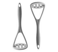 SOIMISS 2 pezzi Schiacciapatate Manuale in Acciaio Inossidabile Pressa Verdure per Purè Liscio Utensile Cucina Versatile per Patate Carote e Cibi per Facile da Pulire e Antigraffio