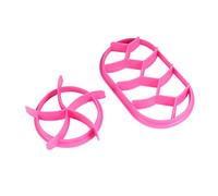 SOIMISS 2 Pezzi Stampo per Pane in Plastica con Forme Rotonda e Rosa Accessori Professionali per Forno Stampi da Forno Antiaderenti e