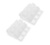 SOIMISS 2 Pezzi Stampo Silicone per Mahjong Moulds per Creazioni Fai da Te Resina Non Appiccicoso Compatibile per Progetti Creativi e Riunioni