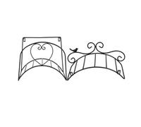 SOIMISS 2 Pezzi Supporto per Avvolgitubo da Giardino in Ferro Nero, Portatubo Salvaspazio e Resistente al Freddo, Stile Elegante Antico, per Uso Indoor e Outdoor