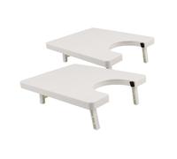 SOIMISS 2 Pezzi Tavolo Prolunga Macchina da Cucire in Plastica Supporto Stabile per Tessuti Compatibile con Macchine da Cucito Professionali e Casalinghe Design Leggero e Compatto per