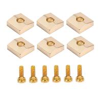 SOIMISS 2 set Bloccaggio per Corde Chitarra Elettrica con Viti Esagonali Sostituzione Facile per Ponte Tremolo Compatibile con Chitarre Doppio Rocker e Stile